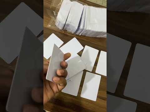 Thermal PVC Printable Card  #stationarycollection #gift #pvc #pvccard