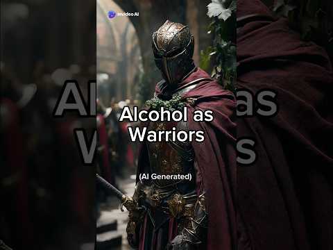 Alcohol as Warriors | Ai Generated