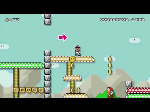 Galoomba&Mush Valley キノコの谷のクリボン by つきこ - Super Mario Maker - No Commentary 1bn