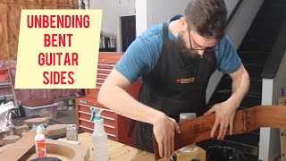 Unbending guitar sides // Guitar building chronicles no.5