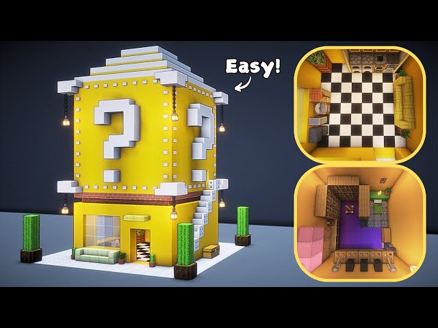 Super Mario Question Block House 🏠 Minecraft Map