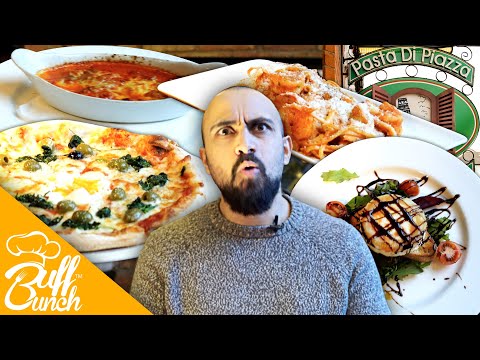 😮DELICIOUS ITALIAN FOOD IN UK - Pasta Di Piazza - Italian Cuisine - (Birmingham UK) [BUFFLUNCH]