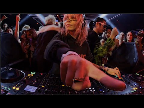 Mija DJing at Lickndip Los Angeles at Academy