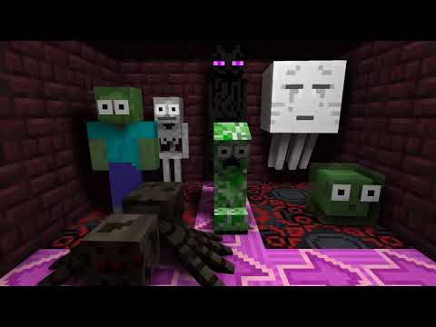 Monster School : SCARY SLENDRINA THE CELLAR CHALLENGE - Minecraft Animation