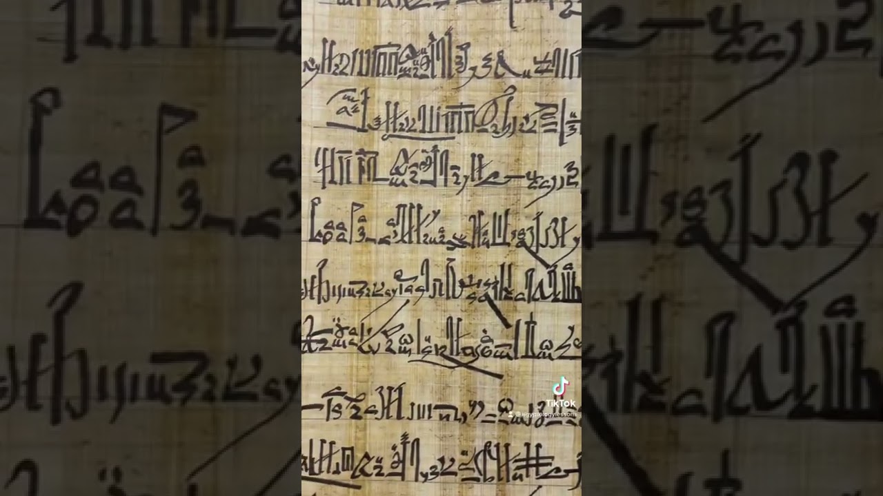 Putar video Hieratic Script - Royal Decree of Ramesses XI Addressed to Panehesy sekarang Hieratic Script - Royal Decree of Ramesses XI Addressed to Panehesy