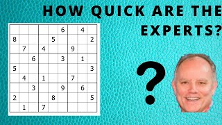 How do Grandmasters Solve Sudoku so fast?