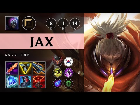 Jax Top vs Heimerdinger - KR Grandmaster Patch 25.08