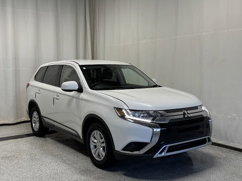2019 Mitsubishi Outlander ES AWC in White for sale at Park Mazda in Sherwood Park, AB