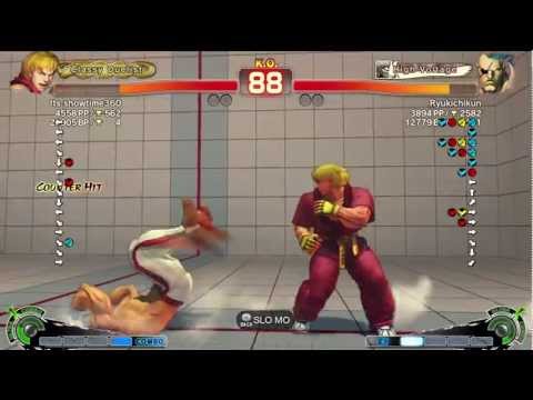 1P (Ken) vs Ryukichikun (Sagat) - AE 2012 Match *720p*