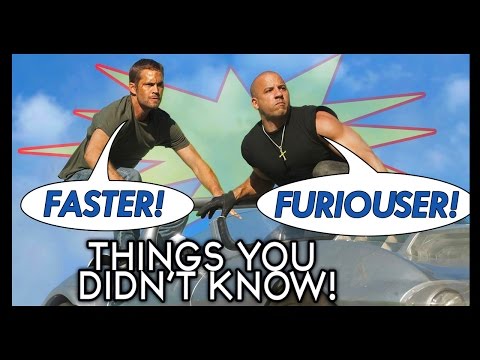 7 MORE Things You (Probably) Didn't Know About The Fast & Furious! Video