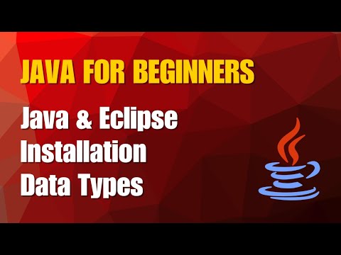 Java Tutorial 1 Java Eclipse Installation Data Types