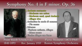 Download lagu Tchaikovsky: Symphony No. 4, Monteux & BSO (1959) チャイコフスキー 交響曲第4番 モントゥー mp3