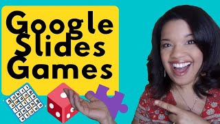 Teaching from Home Using Editable Google Slides (Online Teaching Games)