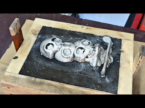 Sand Casting - Making molds for metal casting - (Trash To Treasure)