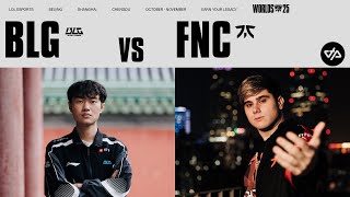 BLG vs FNC, POUR UN EXPLOIT EUROPÉEN ? (WORLDS 2025)