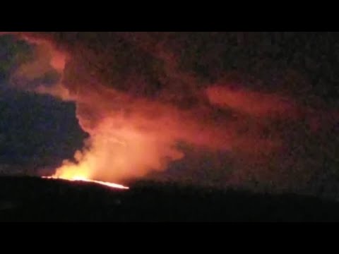 하와이 마우나로아 화산, 1984년 이후 처음으로 폭발