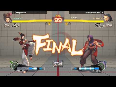 USF4 @ NLBC #103 - Kreymore vs MasterMike21 [720p/60fps] - WINNERS FINALS