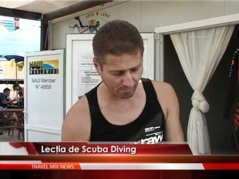 Lecţia de scuba diving – VIDEO