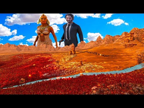 CLEOPATRA, JOHN WICK & puppet terrorist force VS 4 MILLION EVILS !! UEBS 2