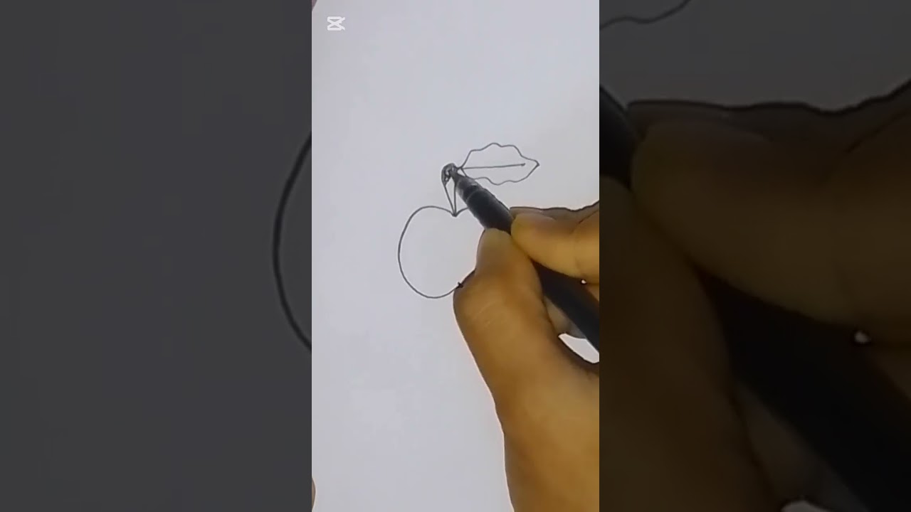 It’s not just a 5........It’s  an apple! ✨🍎#jpcreation7707 #artshorts#shorts #apple#art#nice ✨❤️