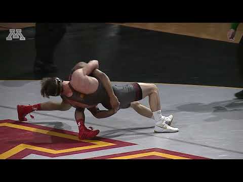 Highlights: Gopher Wrestling Falls to Nebraska in Regular Season Finale