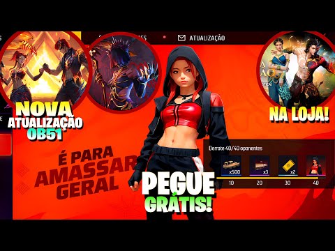 NEWS FROM THE NEW OB51 FREE FIRE UPDATE! NEW SETS, FREE SKIN FROM THE NEW EVENT AND MORE!!