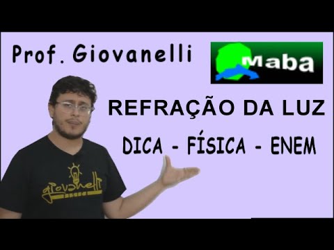 MABA PHYSICS - LIGHT REFRACTION - IMPORTANT TIP FOR ENEM - With professor Giovanelli