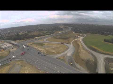 A3-Ausbau an der Anschlussstelle Heidingsfeld, Stand 30. September 2014