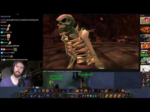 Asmongold's Reaction to The BEST Rare Spawns You Can Farm In Classic WoW Right Now!!