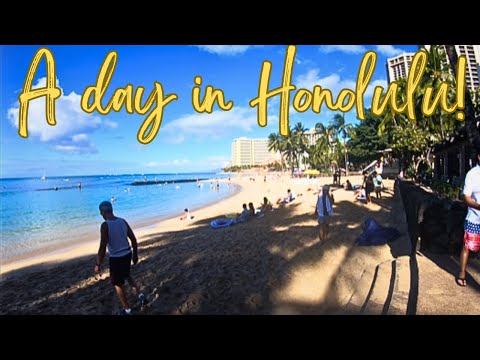 Dia 7 em Honolulu | Passeio a pé em Waikiki | Onde assistir Hula Show grátis | Honolulu Cookie Company | Ep74