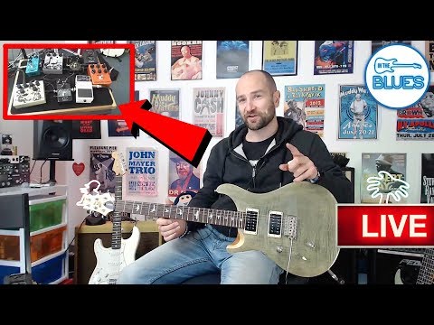 INTHEBLUES Live Stream - Pedalboard Setup & Tone Test