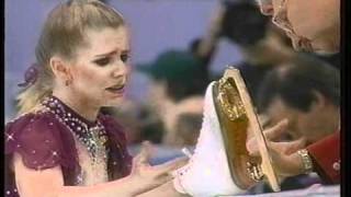 Tonya Harding (USA) - 1994 Lillehammer, Figure Skating, Ladies' Free Skate, 1st Attempt