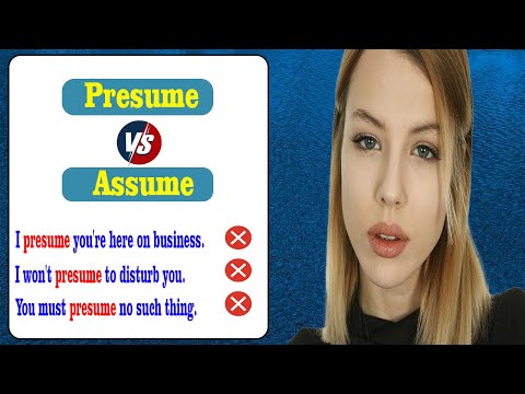 Confusing English Words | Fix Common Vocabulary Mistakes | Presume Vs Assume