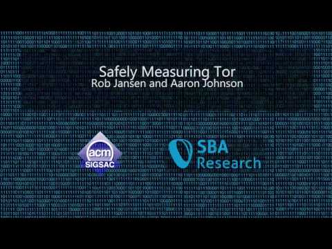 CCS 2016 - Safely Measuring Tor