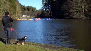 preview picture of video 'Birmingham City University Kayak / Canoe Trip 2013 with Wye Canoes.'