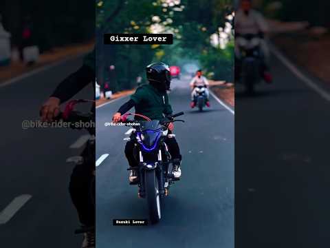 38 Lak Takar Bike Modified 😲 Gixxer Monotone Black ❤️ #automobile #crazyrider