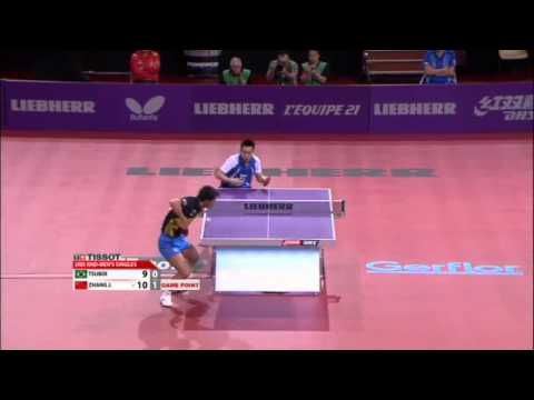 WTTC 2013 Highlights: Zhang Jike vs Gustavo Tsuboi (Round 2)
