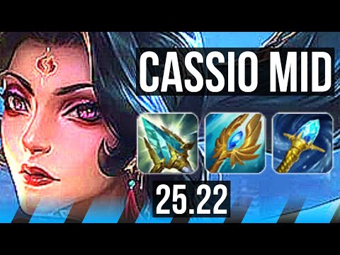 CASSIOPEIA vs FIZZ (MID) | 14/1/4, Legendary | EUW Master | 25.22