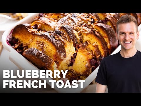 Overnight Blueberry French Toast