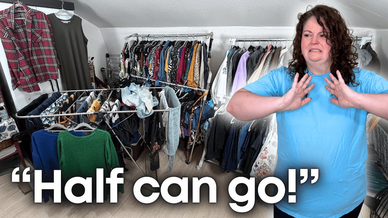 Dani's EXTREME Closet Declutter 🤯👗 2nd PASS RUTHLESS SMALL APARTMENT DECLUTTER: The Closet s2 ep2