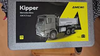 AMEWI MERCEDES-BENZ AROCS 6X6 Muldenkipper - Unboxing und Kurzvorstellung