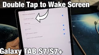 Galaxy TAB S7/S7+: How to Turn 