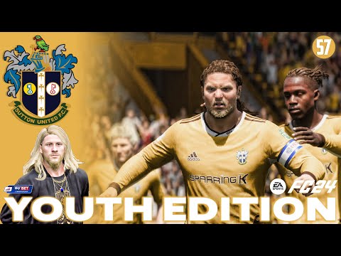 STEPPING UP A GEAR! | EA FC 24 CAREER MODE - YOUTH ACADEMY | SUTTON UNITED | EP57