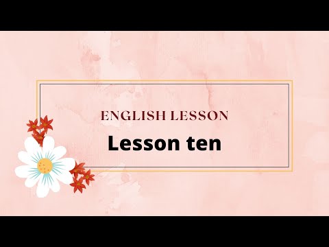 English lesson / وانەى ئینگلیزی