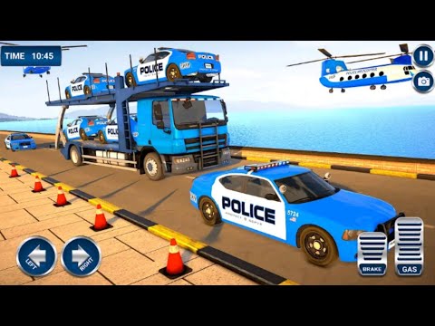 Transporting Compact SUV in Cargo Plane - Police Car Transporter Simulator Gameplay