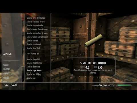 Scroll of Expel Daedra