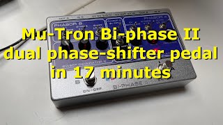 Video thumbnail for Mu-Tron Bi-phase II dual phase-shifter pedal in 17 minutes by Gearjunkies