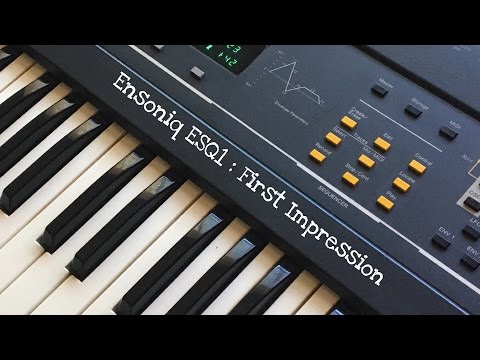 Ensoniq ESQ1: First Impression
