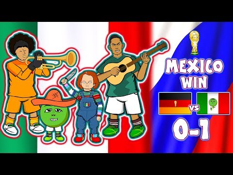 😲MEXICO beat GERMANY😲CHUCKY LOZANO GOAL! (World Cup Parody Goals Highlights)