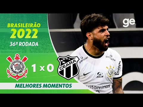 Gols e lances de Corinthians x Ceará